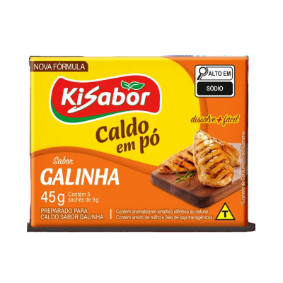 CALDO DE GALINHA EM PÓ